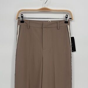 🧲 nwt NA-KD flat front suit Trousers with side ribbons